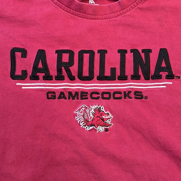 Men’s large embroidered Carolina Gamecocks t shirt CFB College football - Picture 5 of 8